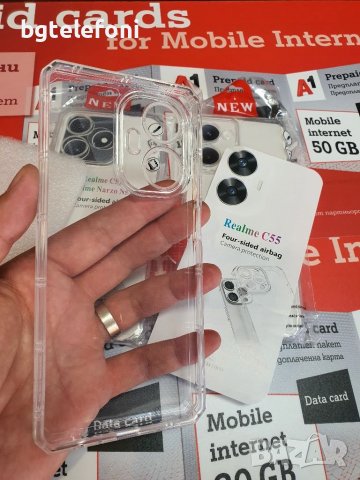Realme C53,C55,C33,C35,C31,C25Y,C11 удароустойчив прозрачен гръб, снимка 9 - Калъфи, кейсове - 42050753