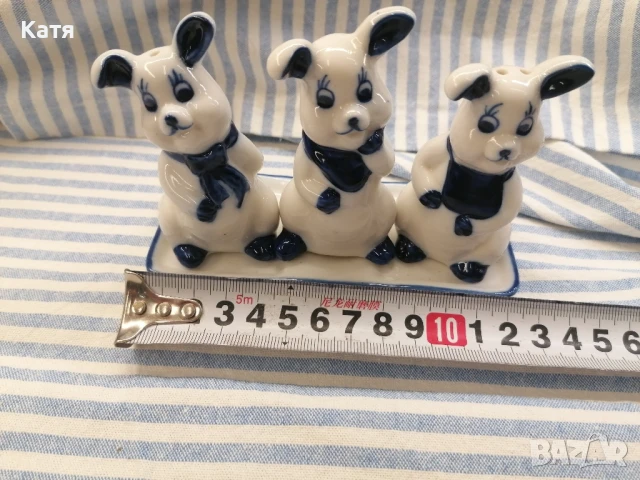 Солница и пиперник от Делфтски порцелан, снимка 5 - Други - 50759184