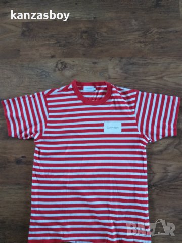 calvin klein - страхотна мъжка тениска КАТО НОВА, снимка 10 - Тениски - 37891397