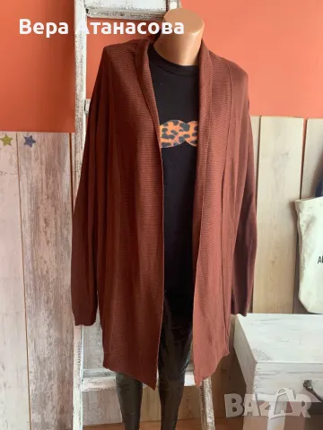 🤎🤎🤎 Блейзър/жилетка в актуалния за сезона кафяв цвят👜, снимка 2 - Жилетки - 48327847