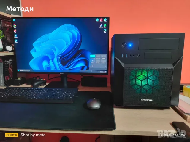 Компактна гейм машина с AMD Ryzen 3 3100 / 32 GB DDR4 / Palit GTX 1070 8 GB