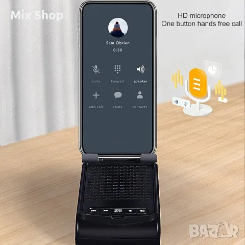 Нова Поставка за мобилен телефон F25 с безжичен Bluetooth високоговорител, снимка 6 - Друга електроника - 55750245