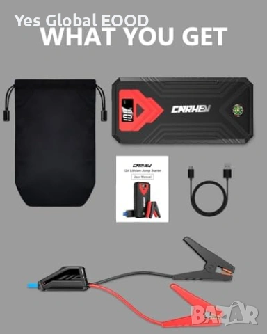 Jump Starter 4000A Power Bank 12V , снимка 7 - Друга електроника - 53983227