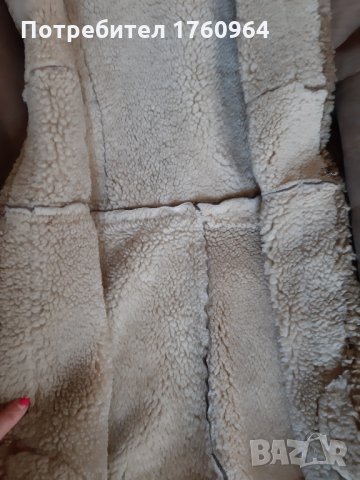  Дамски кожух от агнешка кожа , снимка 3 - Други - 29473709