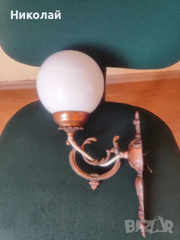 Продавам бронзов стенен аплик красота и изящество , снимка 13 - Лампи за стена - 50179388