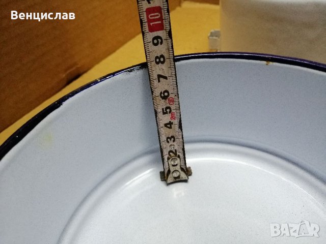 Соц Емайлирана Садинка. , снимка 9 - Антикварни и старинни предмети - 39354699