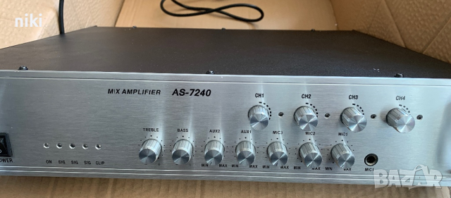 Усилвател 250W Mixer/Amplifier НОВ 2 БР. Public address system amplifier, снимка 3 - Ресийвъри, усилватели, смесителни пултове - 44699226