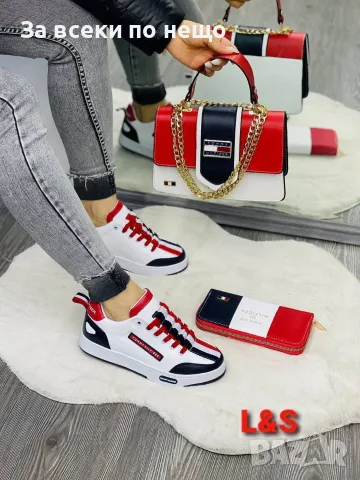 Tommy Hilfiger Дамски Маратонки👟Дамски Спортни Обувки Томи Хилфигер - Различни Цветове Код SB-24, снимка 2 - Маратонки - 55721831