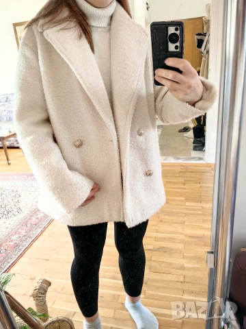 Зимно пальто Zara, снимка 7 - Палта, манта - 53016044