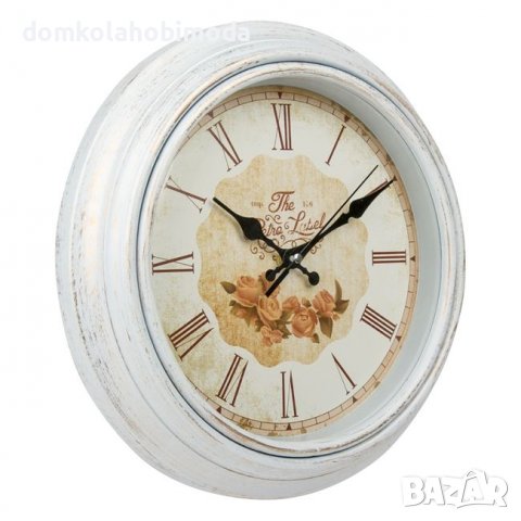 Стенен часовник Декоративен винтидж, 30 см, снимка 1 - Стенни часовници - 38576702