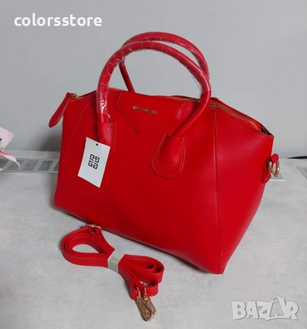 Луксозна червена чанта Givenshy код Br301, снимка 2 - Чанти - 38740121