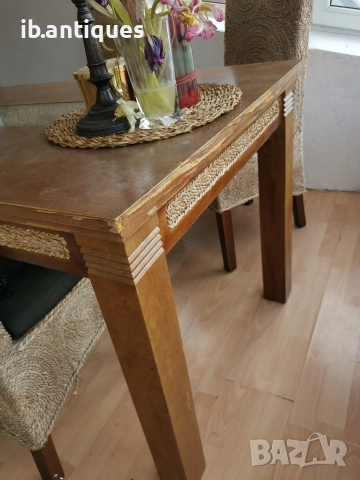 Трапезна маса и столове , снимка 2 - Маси - 52697358