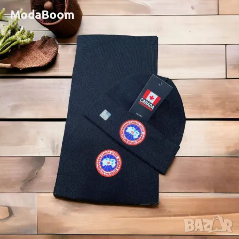 Canada Goose шапка + шал Различни цветове , снимка 2 - Шапки - 48428215