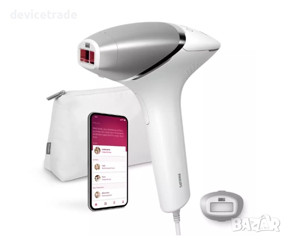 Фотоепилатор IPL Philips Lumea Series 8000 BRI940/00, Сензор Smartskin