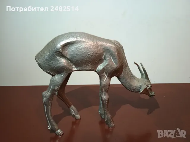 Антикварна бронзова скулптура статуетка пластика, снимка 1