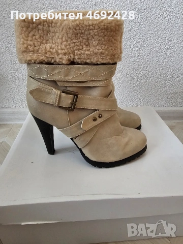 зимни ботуши с висок ток.