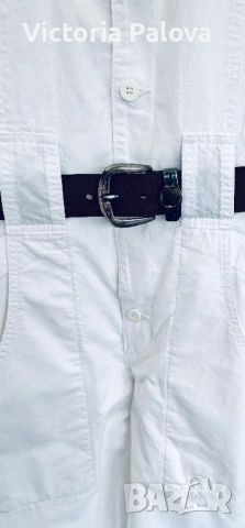 Оригинален бял деним гащеризон RIFLE Италия – автентичен модел, снимка 4 - Гащеризони - 54084701