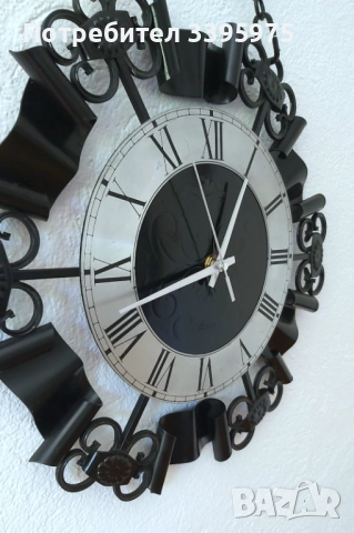 Стенен часовник Schatz Elexacta (Западна Германия, 1955 г.), снимка 2 - Стенни часовници - 51807117