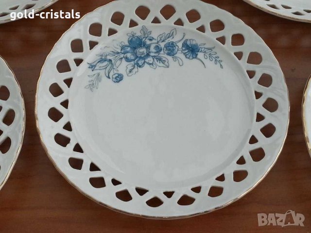Стар български порцелан чинии чинийки, снимка 1 - Антикварни и старинни предмети - 30467707
