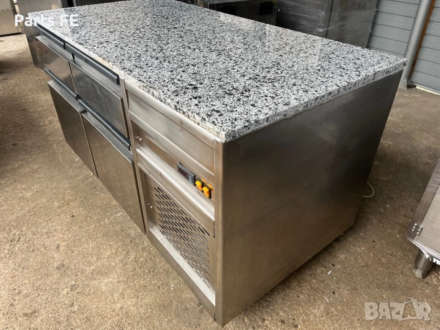 Хладилна маса професионална гастро гранит пицарска маса пицарка profesionalna hladilna masa s granit, снимка 3 - Обзавеждане на кухня - 53273212