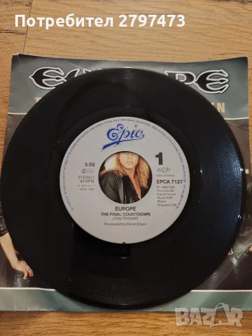 Europe The final countdown Vinyl, снимка 2 - Грамофонни плочи - 56364865