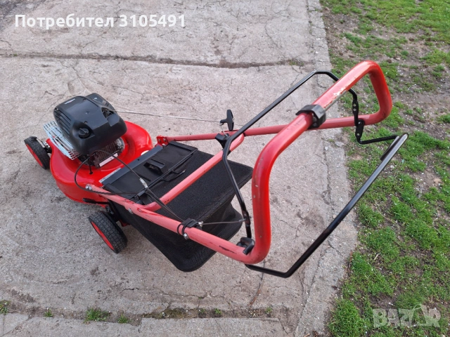 Косачка Briggs ALKO 4.5к.с. 48см самоходна мулчираща с кош, снимка 8 - Градинска техника - 54115073