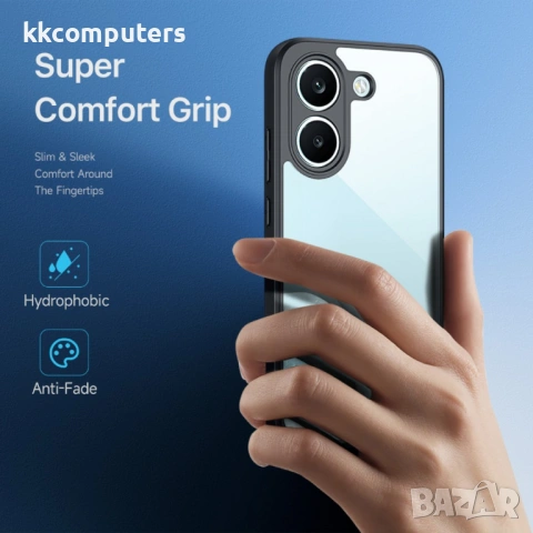 DUX DUCIS Aimo Прозрачен Калъф за Xiaomi Poco X8 Pro 5G / Redmi Turbo 5 5G - PC+TPU, 0.8mm защита, 1, снимка 4 - Калъфи, кейсове - 54131657