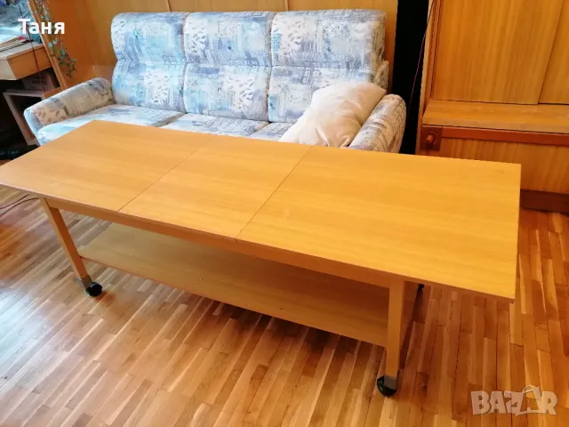 Разтегателна холна маса на колелца, снимка 2 - Маси - 49893764