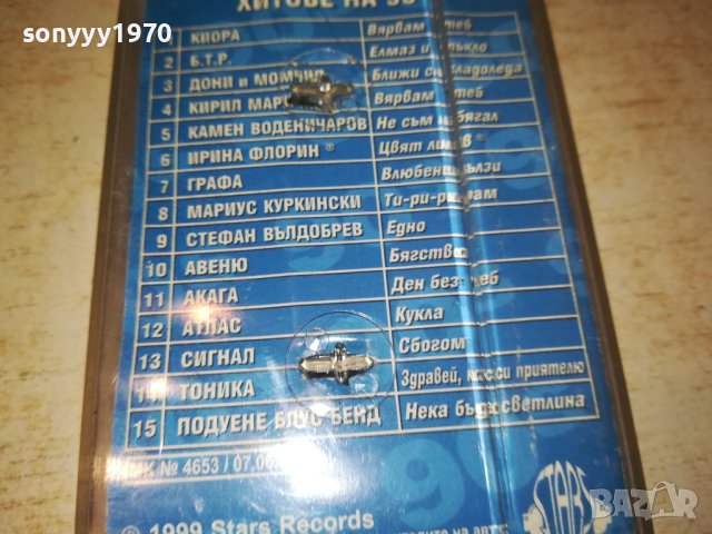 БГ ХИТОВЕ ТОП 15-ОРИГИНАЛНА КАСЕТА 1509231806, снимка 18 - Аудио касети - 42204096