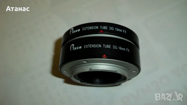 Макро пръстени PIxco -10см и16mm FUJIFILM DG FX, снимка 4 - Чанти, стативи, аксесоари - 50251150