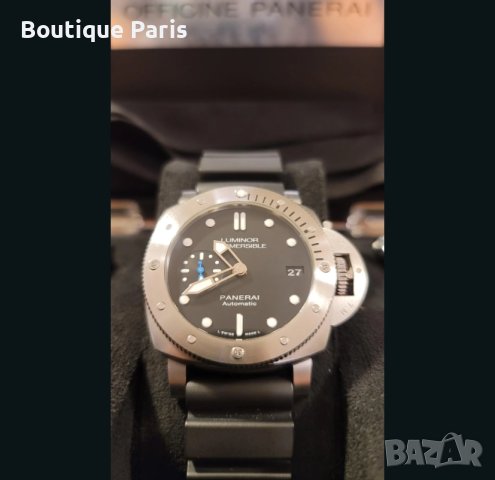 Panerai Submersible Carbotech мъжки часовник, снимка 2 - Мъжки - 42160232