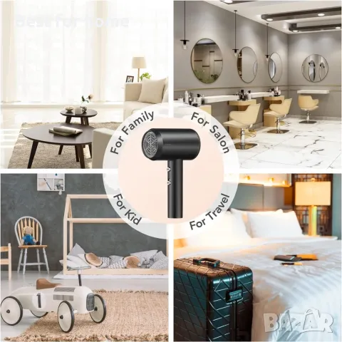 ZHIBAI  професионален йонизационен сешоар, снимка 4 - Сешоари - 49618899