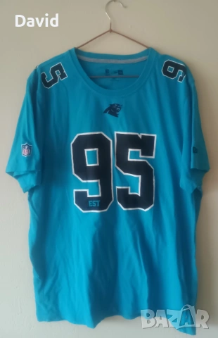 Оригинална NFL памучна фланелка Carolina Panthers
