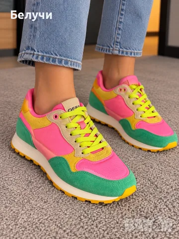 🌈 Дамски маратонки OFF-WHITE – цветен дизайнерски модел