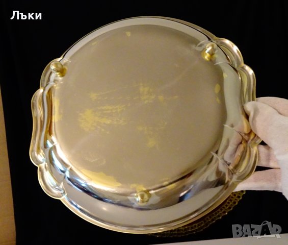 WMF посребрена салатиера,купа,фруктиера,барок. , снимка 7 - Антикварни и старинни предмети - 37716566