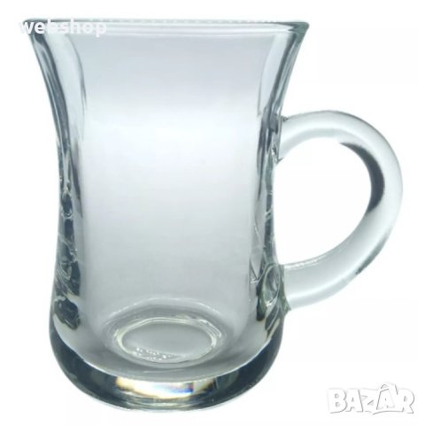 Комплект стъклени чаши за кафе и чай 6 х 150ml , снимка 4 - Чаши - 44489485