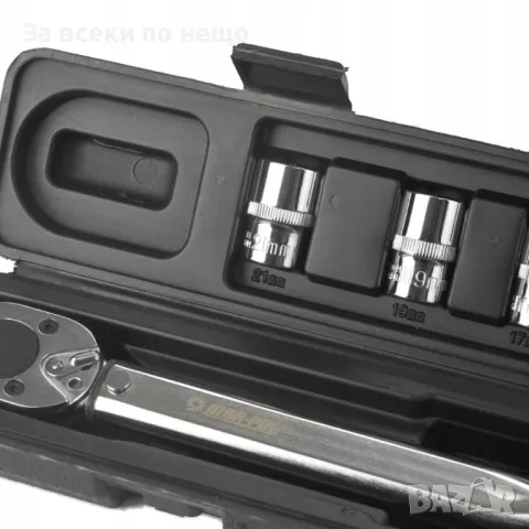 Динамометричен ключ 1/2″ 28 – 210 Nm + комплект вложки (17, 19, 21 мм) + удължител 125 мм Mar-Pol, снимка 4 - Други инструменти - 50346864