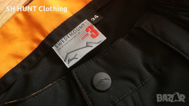 SWEDEMOUNT SWX Stretch Trouser размер 34 / S панталон със здрава и еластична материи - 87, снимка 14 - Екипировка - 37442550