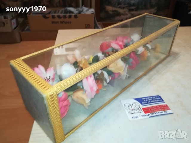 цвете 41см внос франция 1610231351, снимка 9 - Антикварни и старинни предмети - 42593728