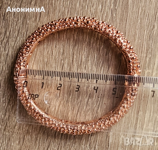 Твърда гривна Rose Gold Be loved , снимка 7 - Гривни - 52386560