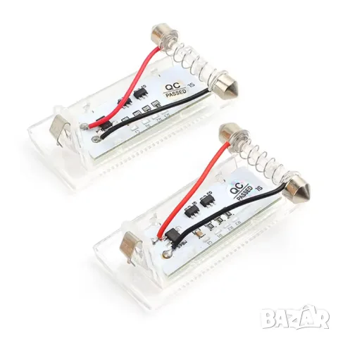 LED плафони за регистрационен номер BMW X5 E53 и X3 E83, снимка 2 - Аксесоари и консумативи - 55864498