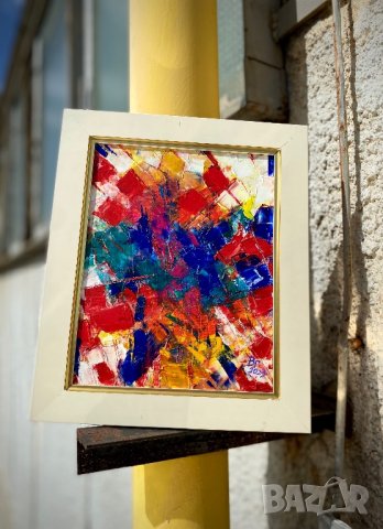 Авторска картина маслени бои, снимка 3 - Картини - 42295682