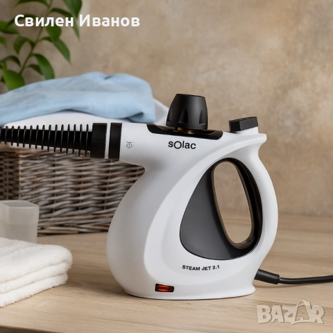 Парочистачка Solac Steam Jet 2.1, снимка 6 - Парочистачки и Водоструйки - 51537215