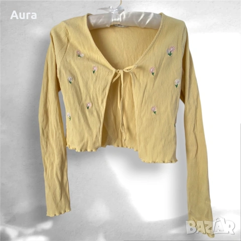 Cardigan long sleeve front tie