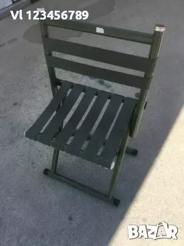 Сгъваем стол Universal, С облегалка, 29x28x62 см, Син/Зелен, снимка 2 - Къмпинг мебели - 50790705