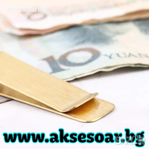 4 бр. нова метална щипка за пари от неръждаема стомана портфейл за евро долари за лична дебитна карт, снимка 5 - Портфейли, портмонета - 53930078