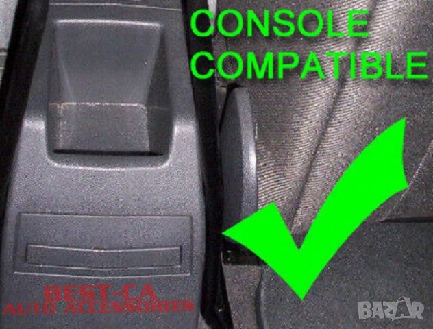 Текстилен черен подлакътник за Опел Астра Х / Opel Astra H (2004-2010) , снимка 6 - Аксесоари и консумативи - 37708786