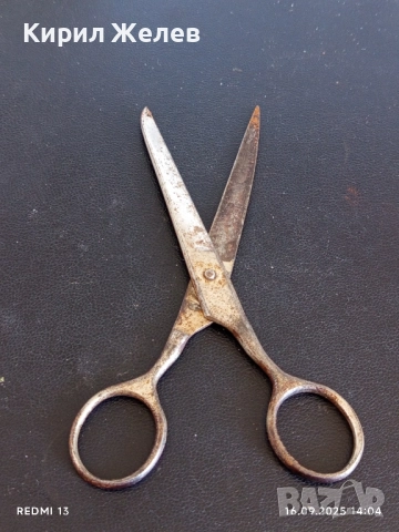 Стара ножица рядка от соца за КОЛЕКЦИЯ ДЕКОРАЦИЯ 50600, снимка 2 - Други ценни предмети - 51732492