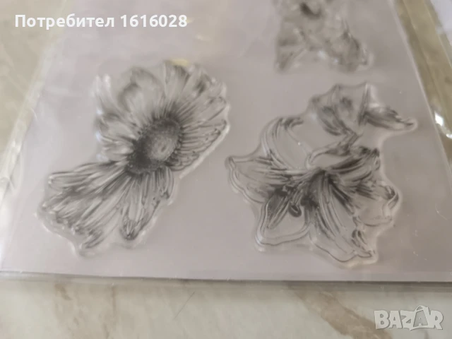 Прозрачни силиконови печати на рамки и цветя., снимка 8 - Други - 50943708