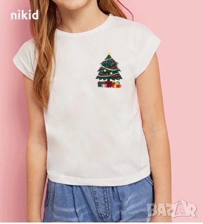 Merry Christmas красиви Коледни лист термо апликация картинка за дреха блуза чанта, снимка 2 - Други - 30744597